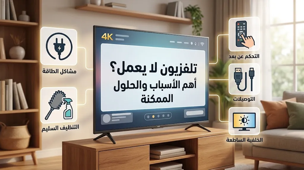 تلفزيون لا يعمل؟ أهم الأسباب والحلول الممكنة